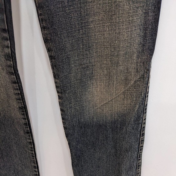 New Armani Jeans Womens 8 Straight Leg Indigo 003 Series Dark Wash Tall - Picture 3 of 12